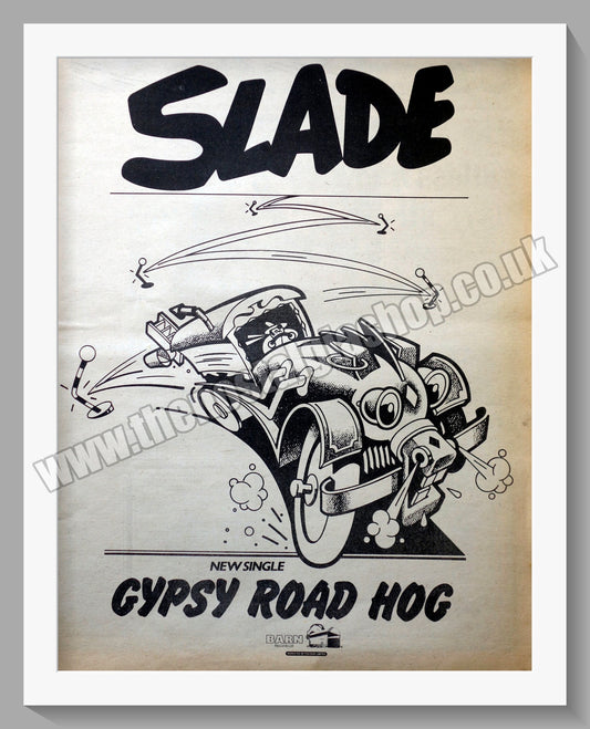 Slade Gipsy Road Hog. Vintage Advert 1977 (ref AD14637)