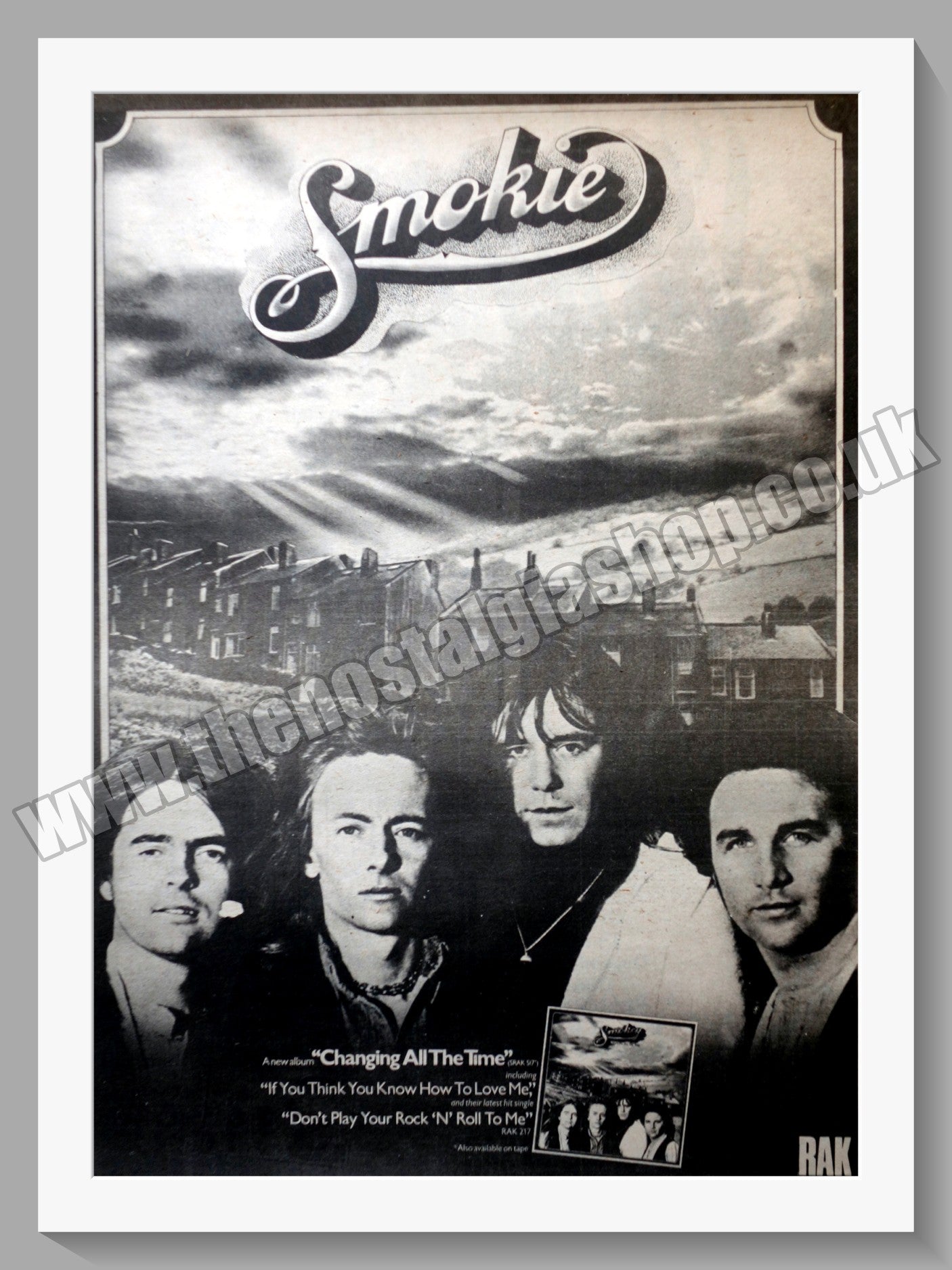 Smokie Changing All The Time. Vintage Advert 1975 (ref AD14677)
