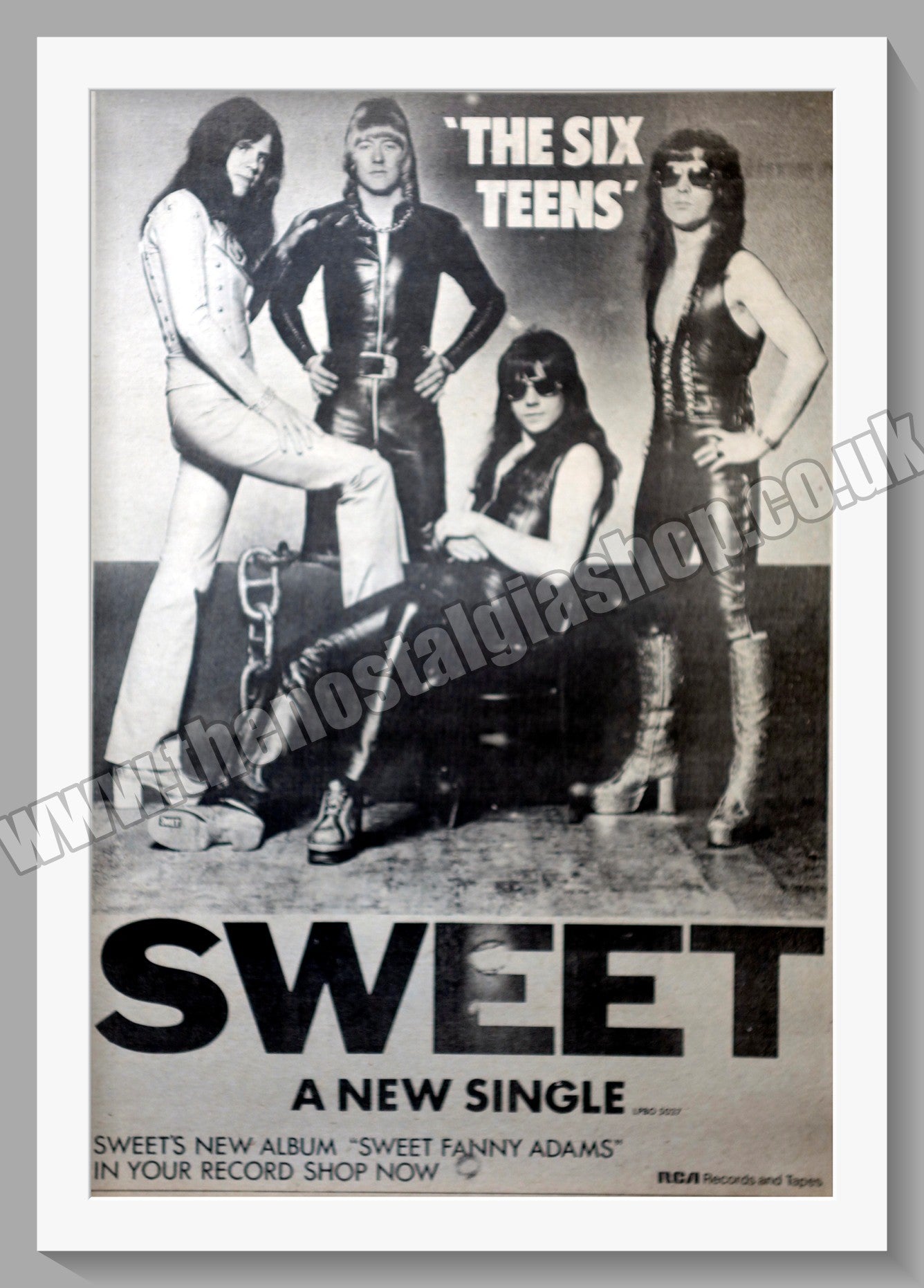 Sweet The Six Teens. Vintage Advert 1974 (ref AD14684)