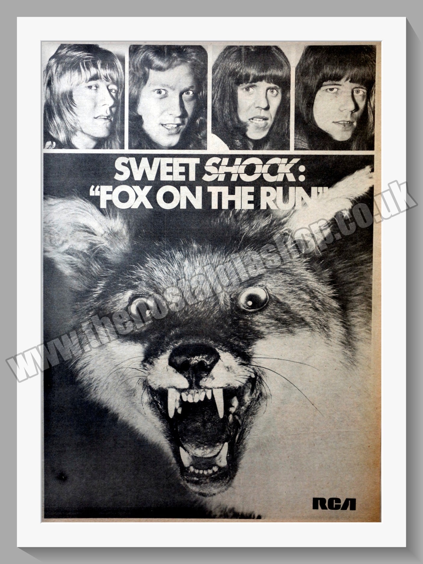 Sweet Fox On The Run. Vintage Advert 1975 (ref AD14688)