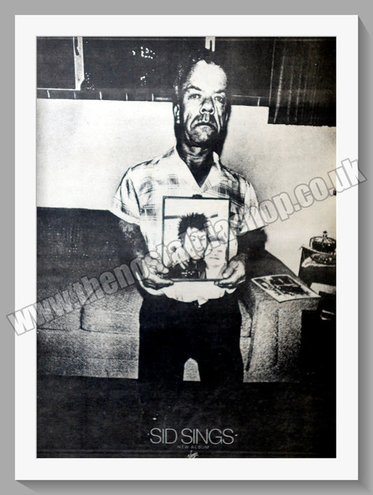 Sid Sings. Original Vintage Advert 1979 (ref AD14704)