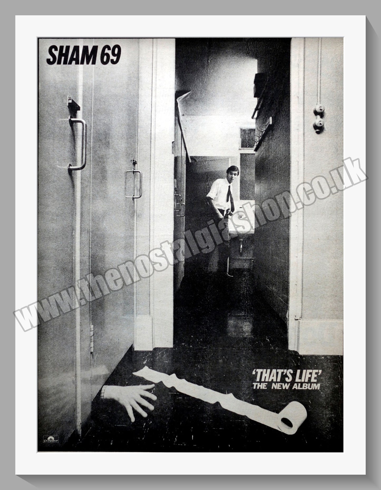 Sham 69 That's Life. Original Vintage Advert 1978 (ref AD14731)