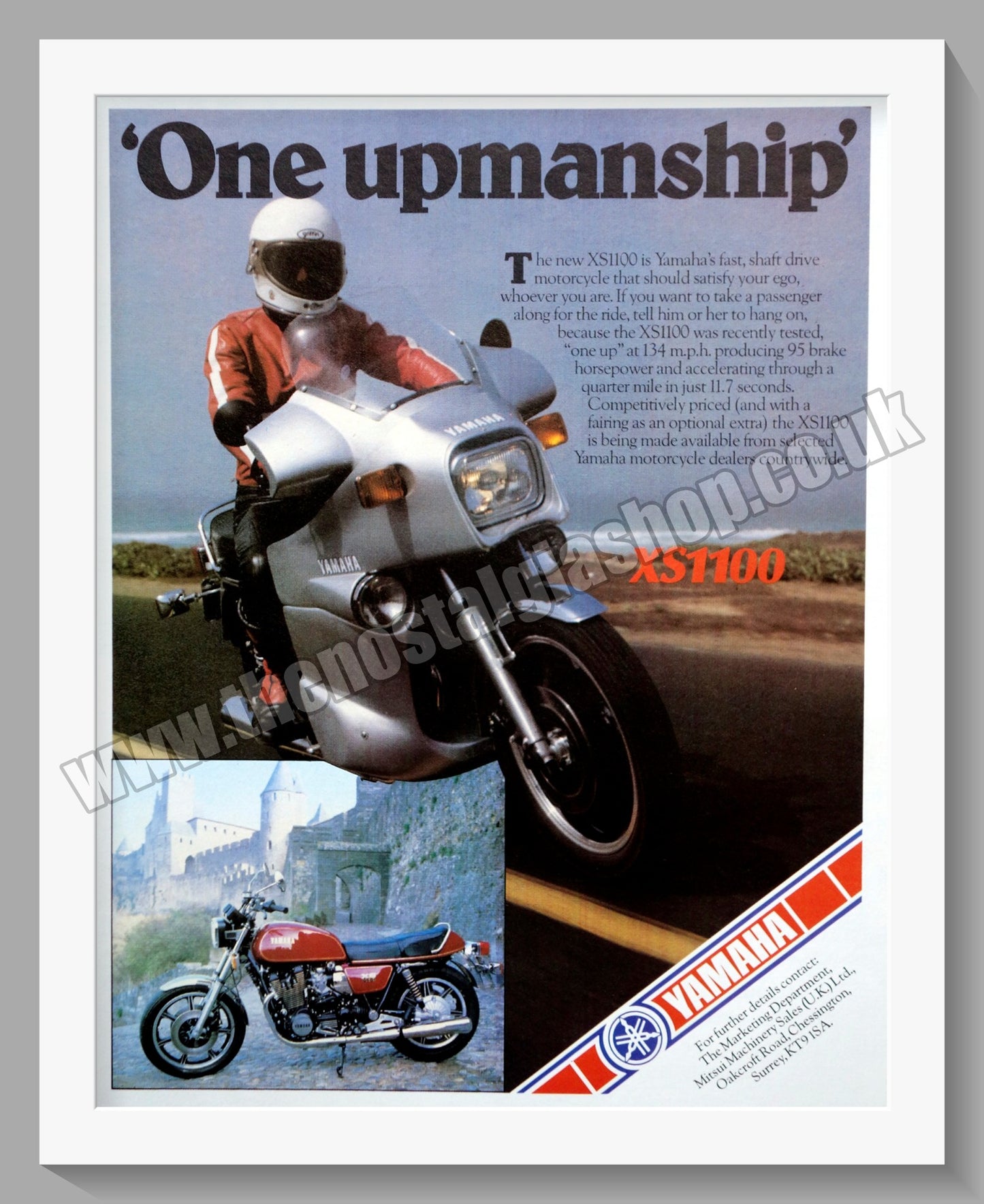 Yamaha XS1100 Motorcycle. Original Advert 1978 (ref AD57823)