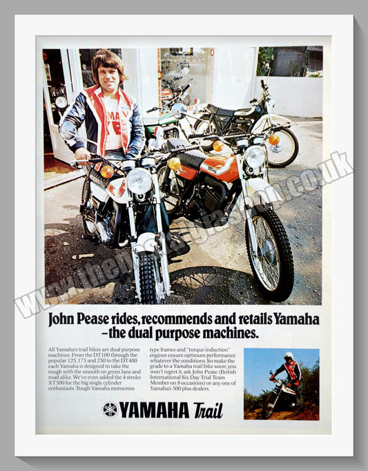Yamaha DT Trail Bikes. Original Advert 1977 (ref AD57853)