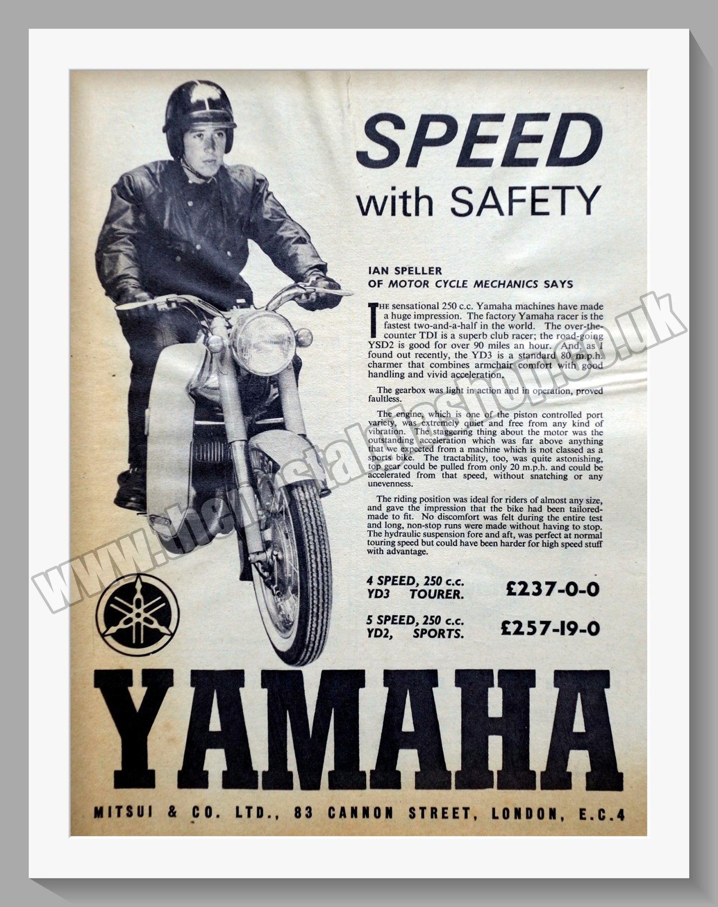 Yamaha 250 Motorcycles. Original Advert 1964 (ref AD57865)