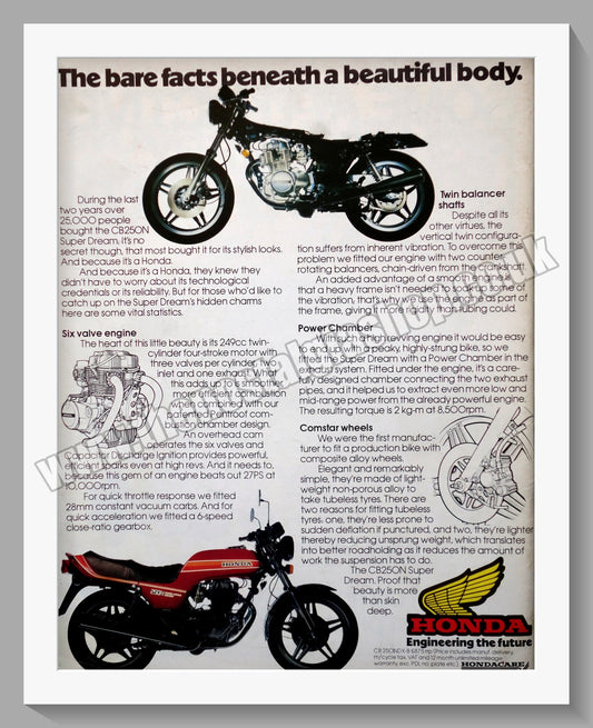 Honda Motorcycles. Original advert (ref AD58153)