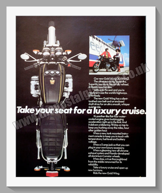 Honda Gold Wing Motorcycles. Original advert (ref AD58157)
