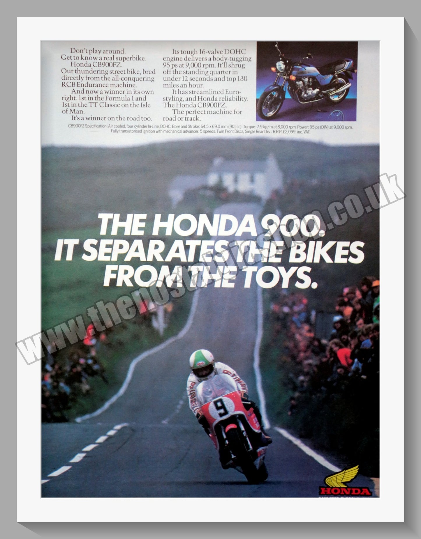 Honda 900 Motorcycle. 1979 Original advert (ref AD58206)