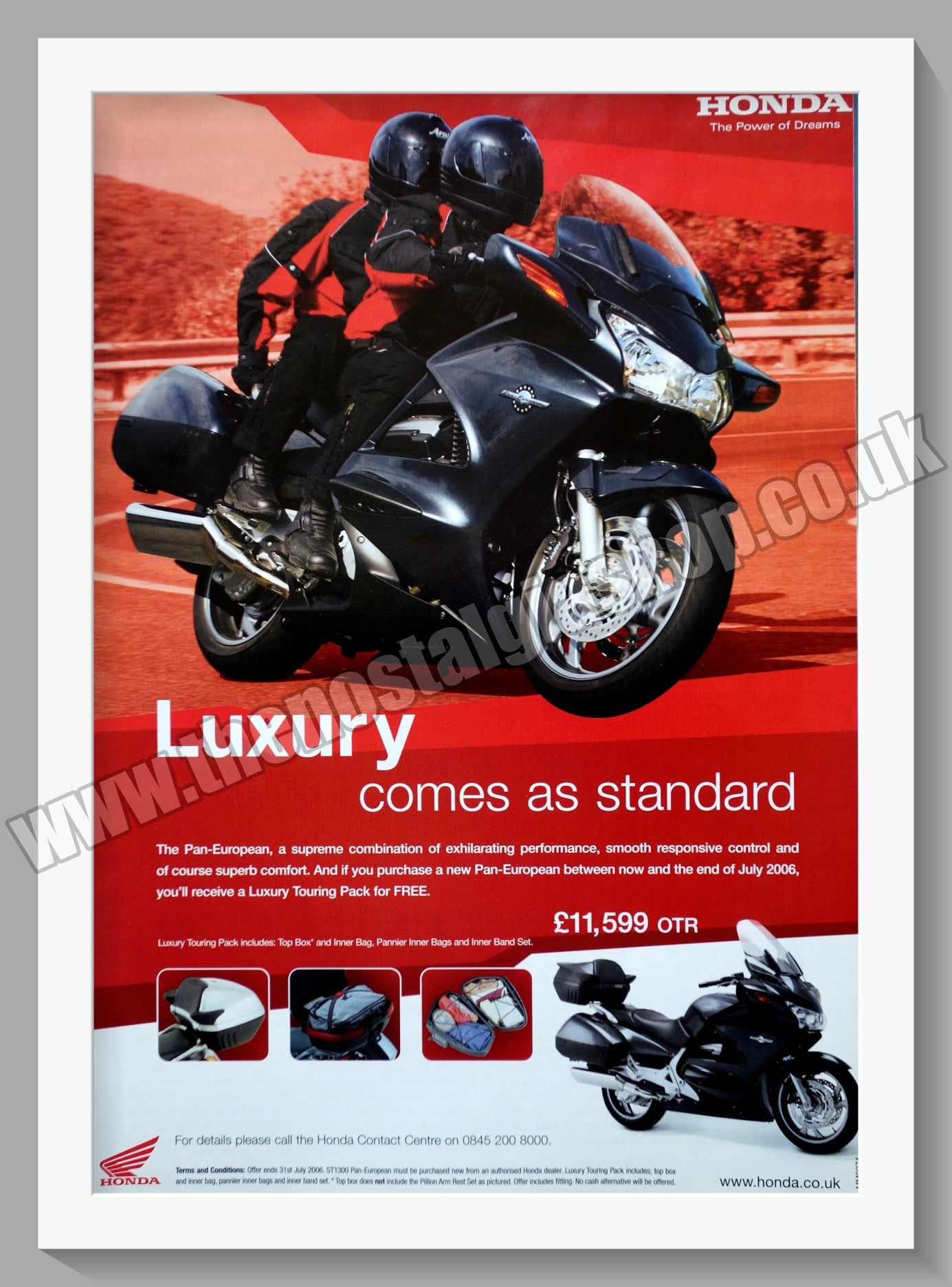 Honda Motorcycle. 2006 Original advert (ref AD58224)