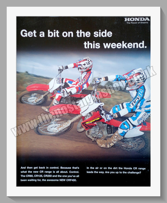 Honda Motorcycle. 2002 Original advert (ref AD58232)
