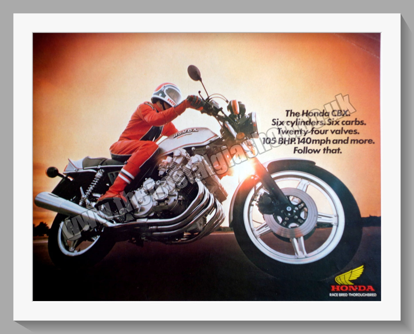 Honda CBX Motorcycle. 1978 Original advert (ref AD58250)