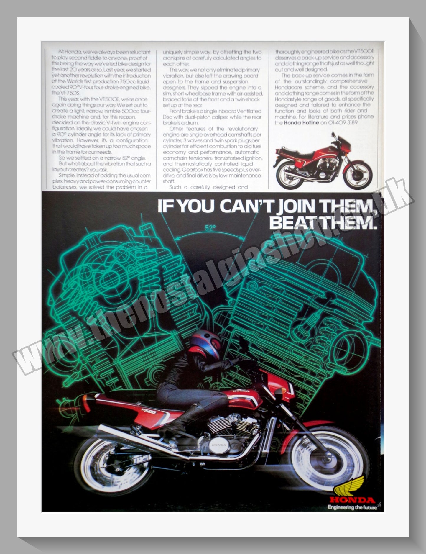Honda Motorcycle. 1983 Original advert (ref AD58273)