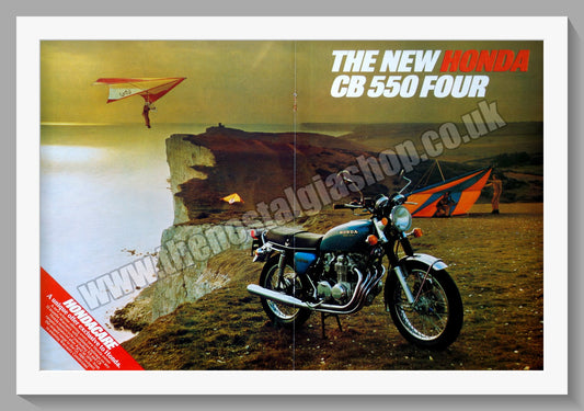 Honda CB550 Four Motorcycle. Original Advert 1976 (ref AD58190)