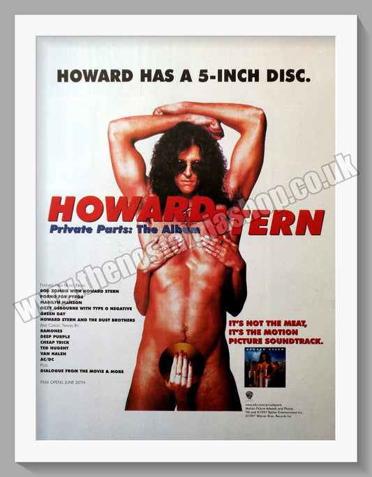 Howard Stern Private Parts. 1997 Original Advert (ref AD58317)