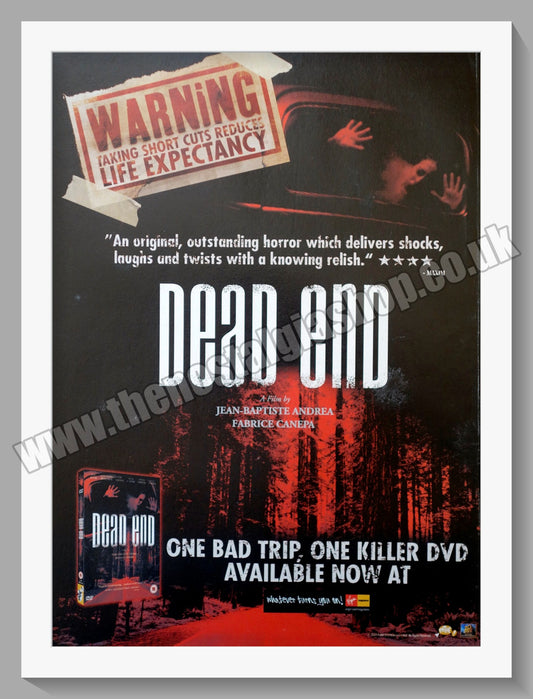 Dead End. 2004 Original Advert (ref AD58335)