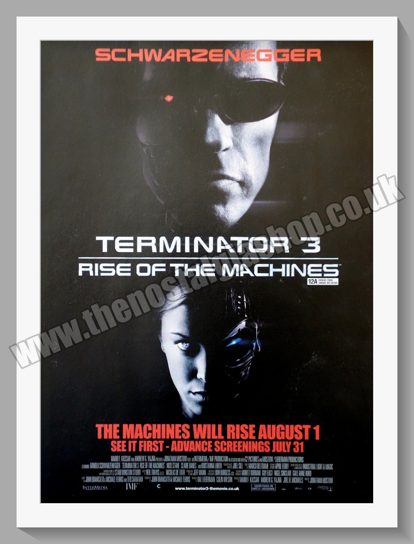 Terminator 3 Schwarzenegger. 2003 Original Advert (ref AD58342)