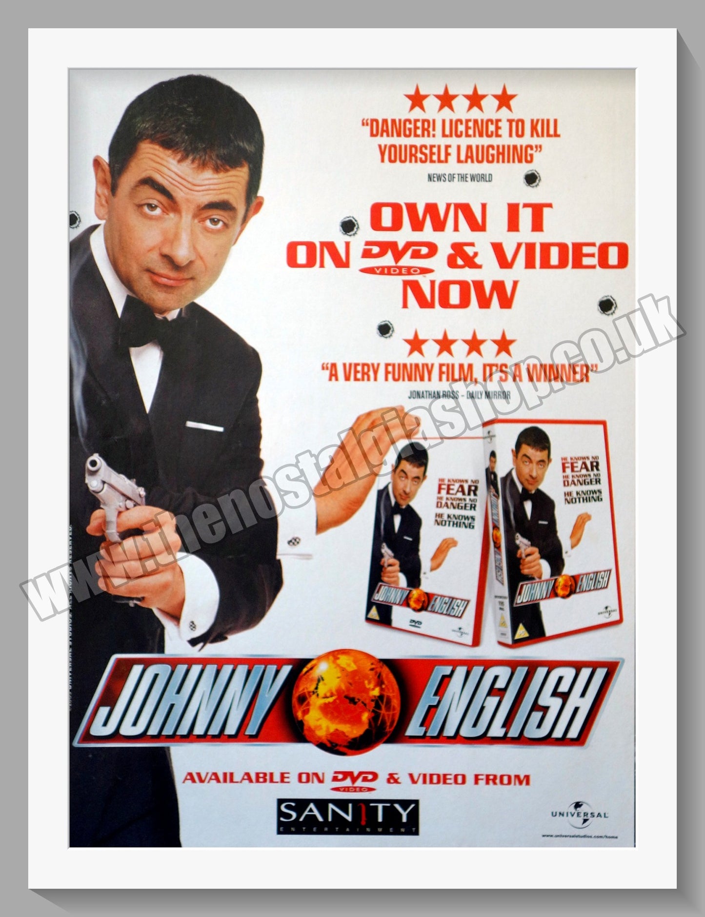 Johnny English. 2003 Original Advert (ref AD58344)