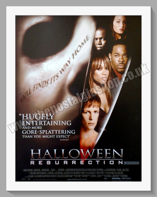Halloween Resurrection. 2002 Original Advert (ref AD58509)
