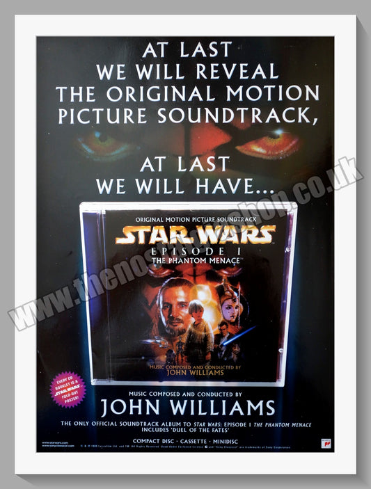 Star Wars The Phantom Menace. 1999 Original Advert (ref AD58524)