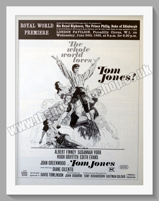 The Whole World Loves Tom Jones. 1963 Original Advert (ref AD58534)