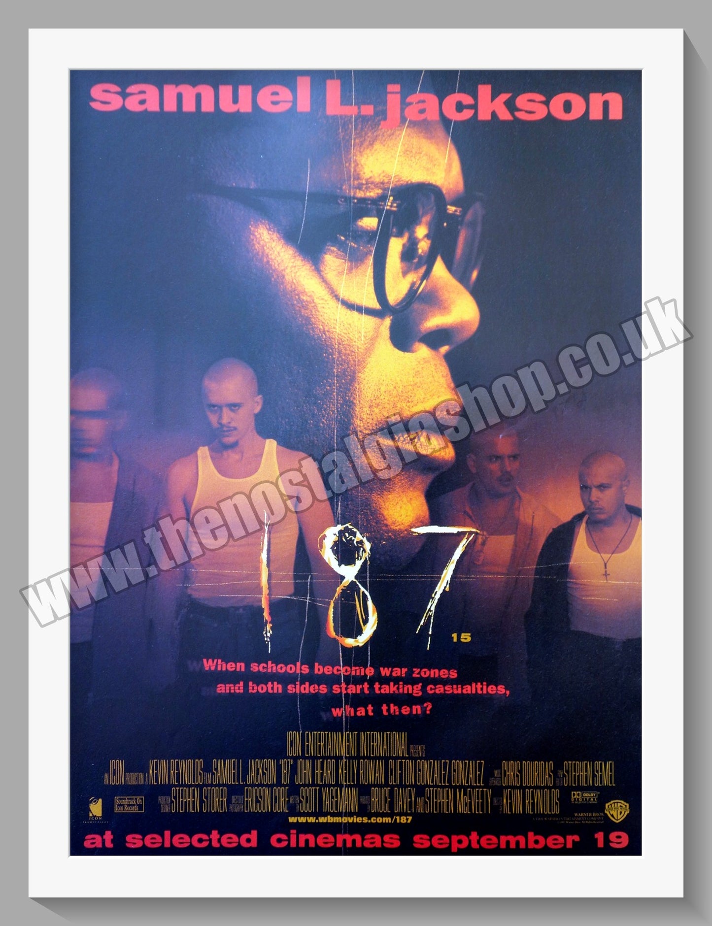 187 Samuel L. Jackson. 1997 Original Advert (ref AD58615)