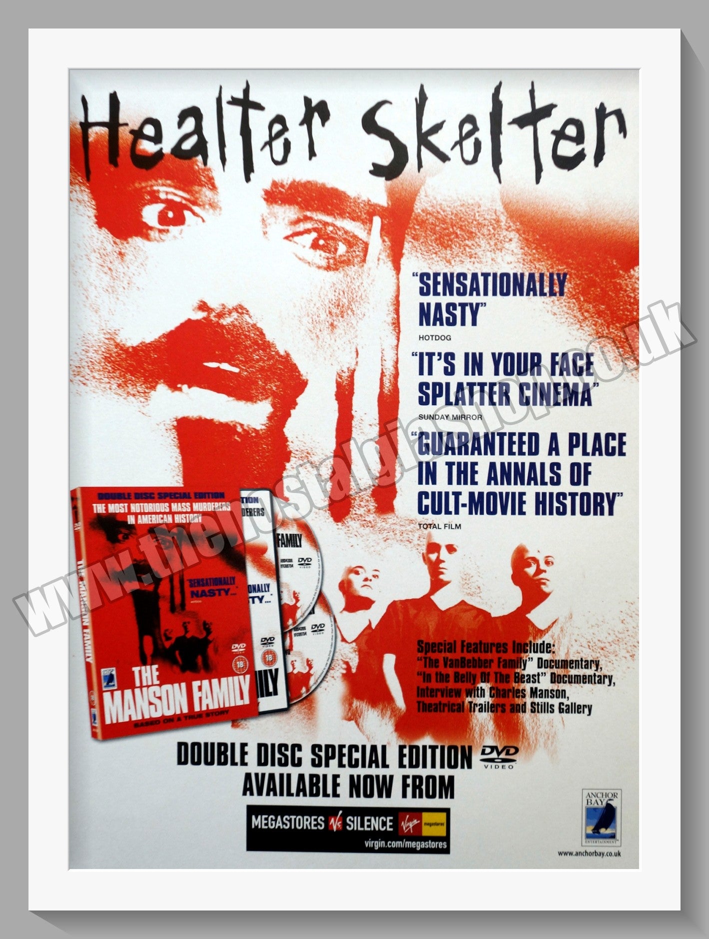 The Manson Family. 2003 Original Advert (ref AD58629)