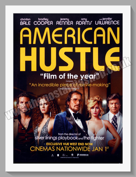 American Hustle. 2014 Original Advert (ref AD58291)