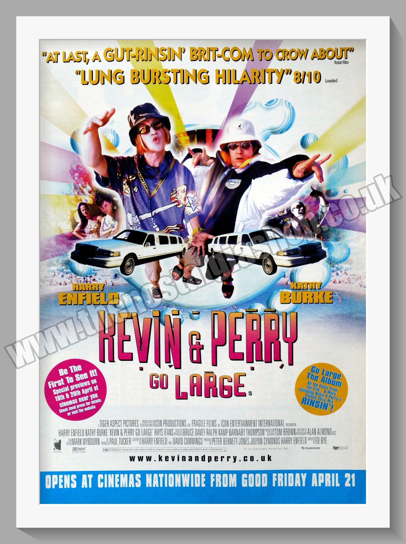 Kevin And Perry Go Large. 2000 Original Advert (ref AD58293)