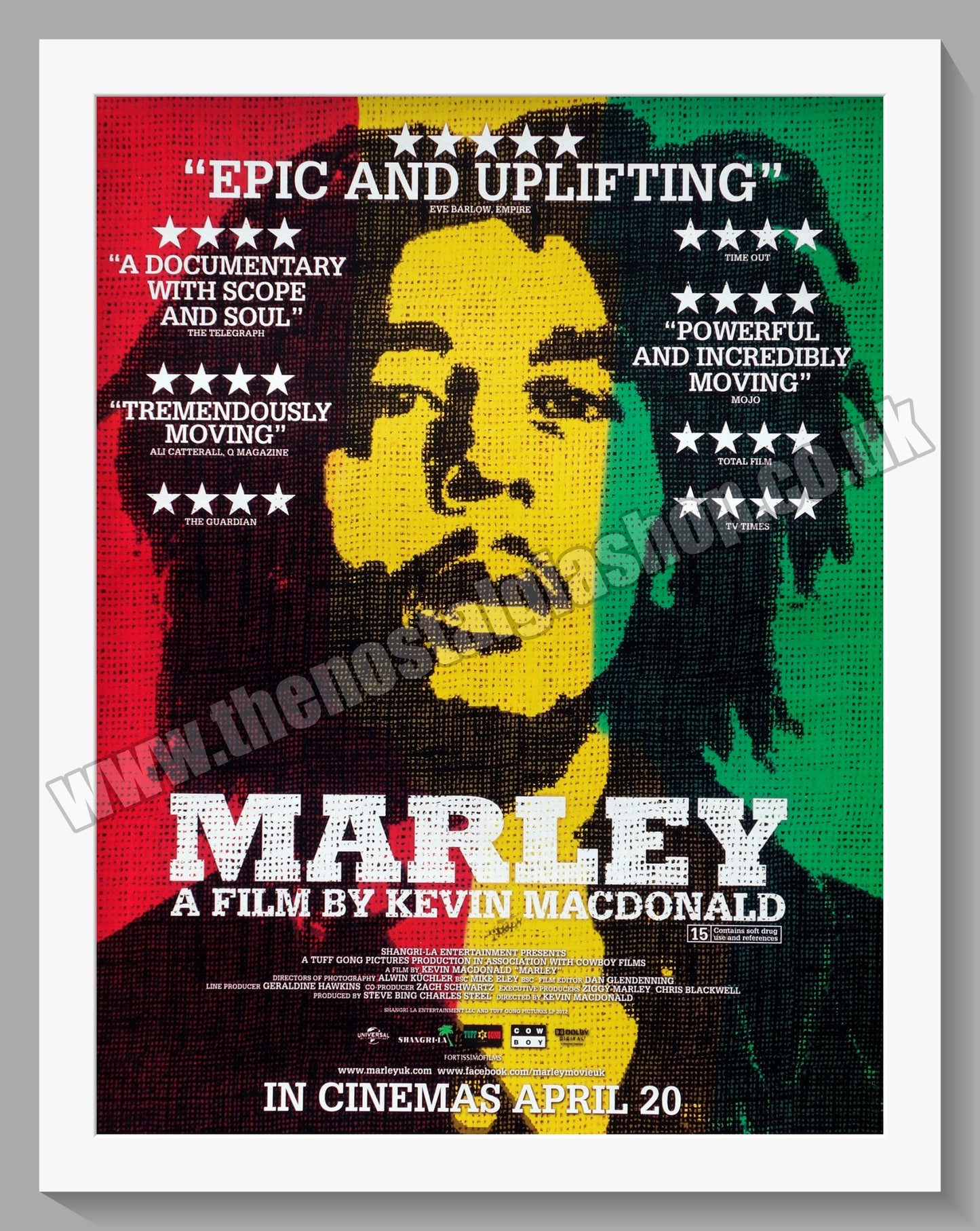 Marley. A Film by Kevin Macdonald. 2012 Original Advert (ref AD58300)
