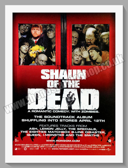 Shaun Of The Dead. The Soundtrack. 2004 Original Advert (ref AD58301)