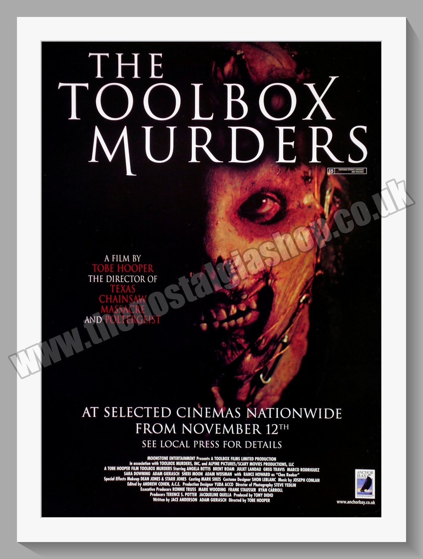 The Tool Box Murders. 2004 Original Advert (ref AD58639)