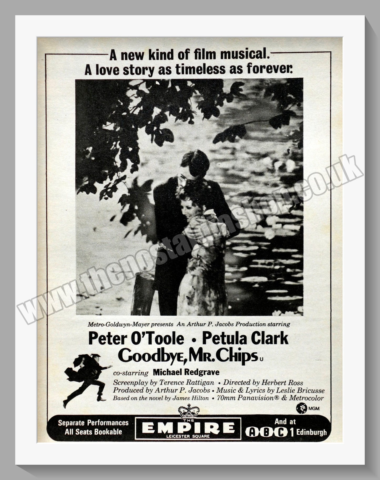 Goodbye Mr Chips. 1970 Original Advert (ref AD58644)