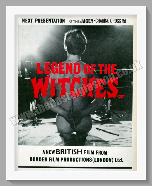 Legends Of The Witches. 1970 Original Advert (ref AD58645)