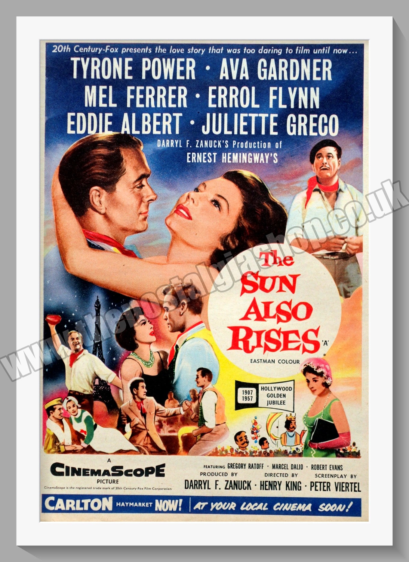 The Sun Also Rises. 1957 Original Advert (ref AD58702)