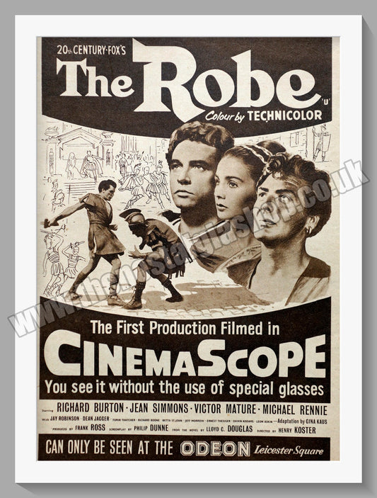 The Robe, Richard Burton. 1953 Original Advert (ref AD58707)