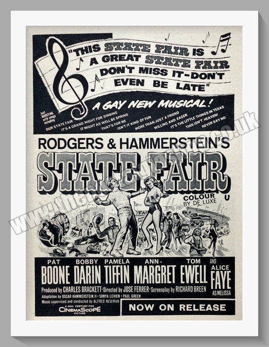 State Fair. 1962 Original Advert (ref AD58716)