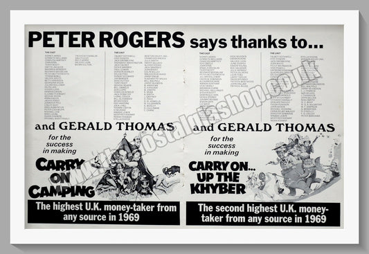 Carry On Camping. 1970 Original Advert (ref AD58719)