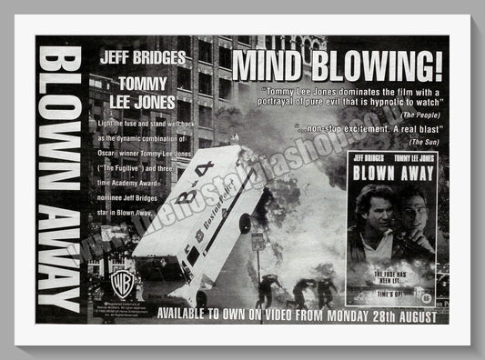 Blown Away. 1995 Original Advert (ref AD58722)