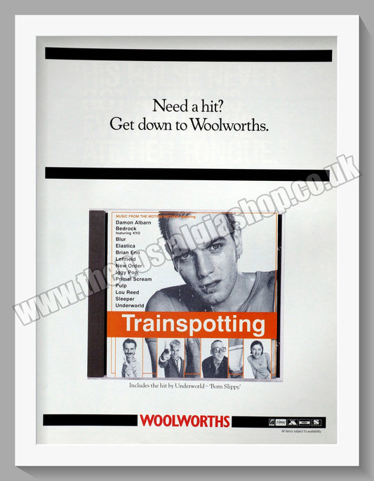 Trainspotting. 1996 Original Advert (ref AD58732)