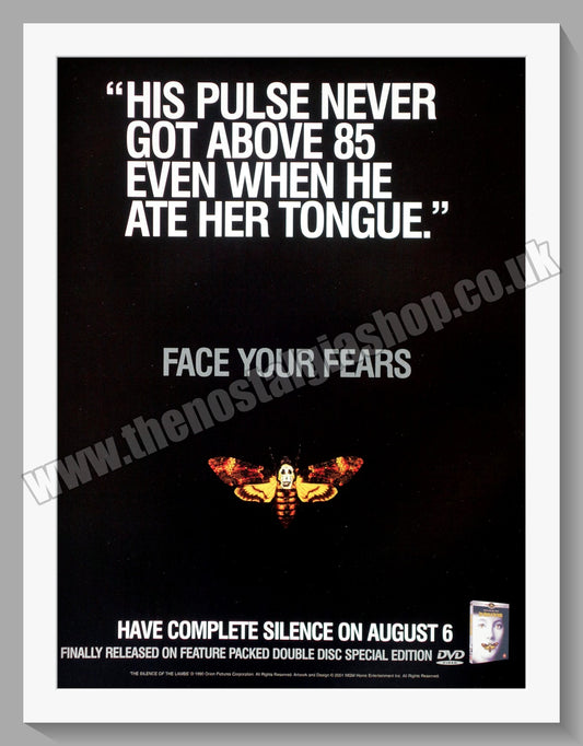 Face Your Fears. 2001 Original Advert (ref AD58733)