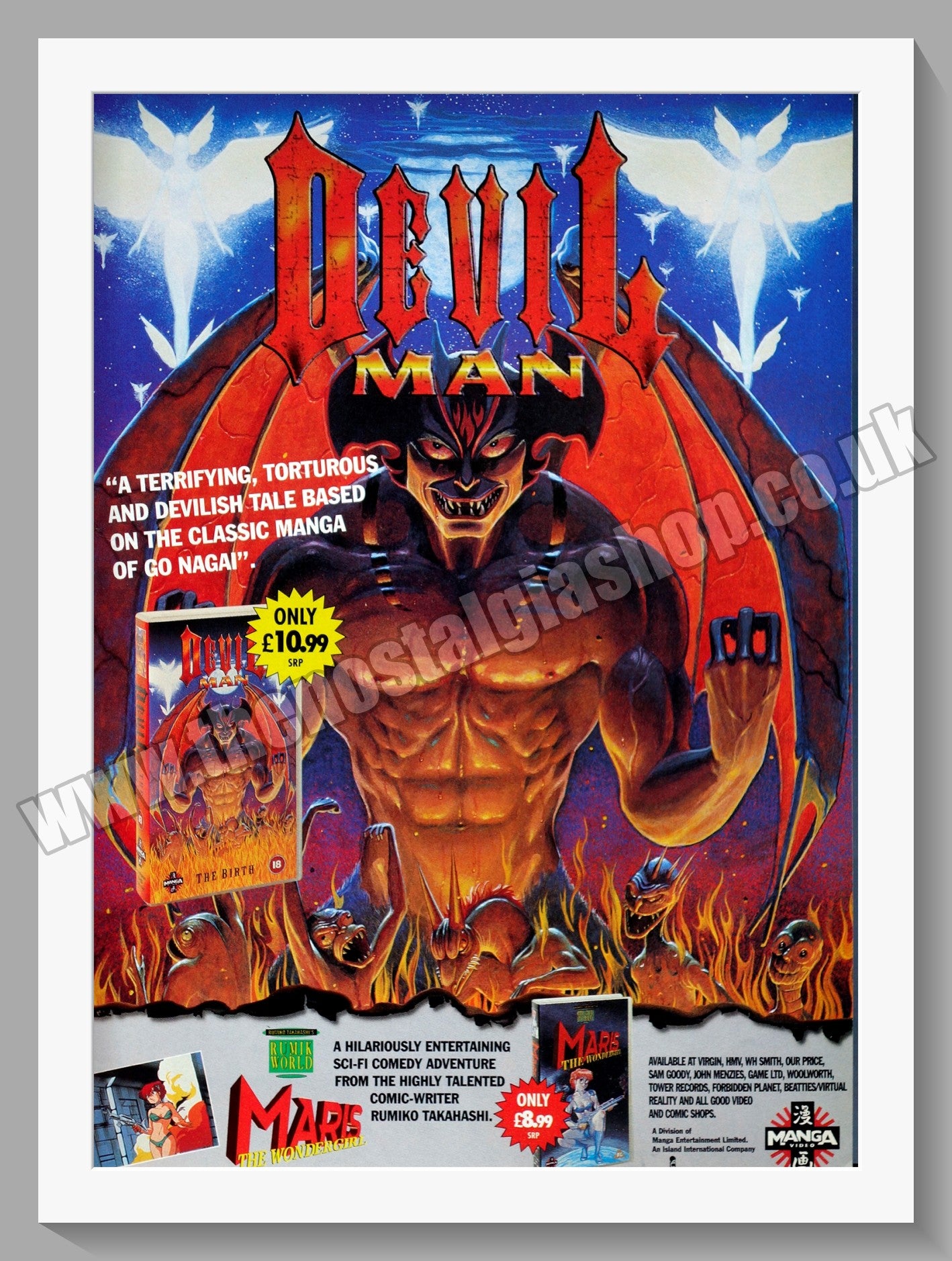 Devil Man. 1994 Original Advert (ref AD58738)