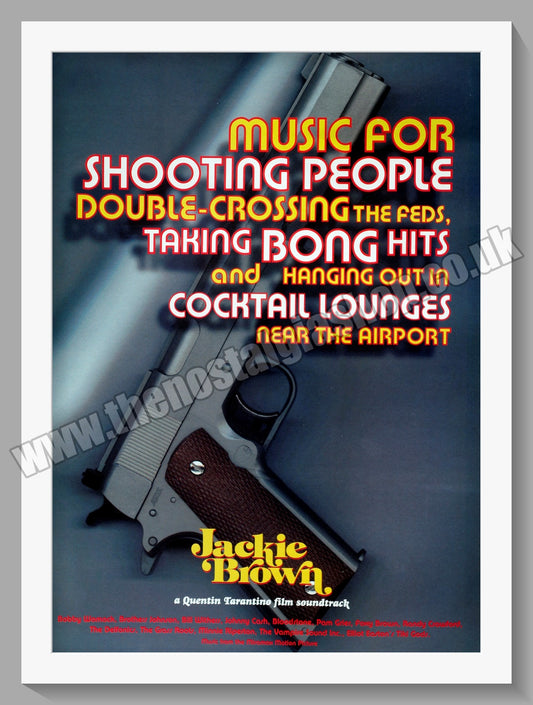 Jackie Brown. 1998 Original Advert (ref AD58739)