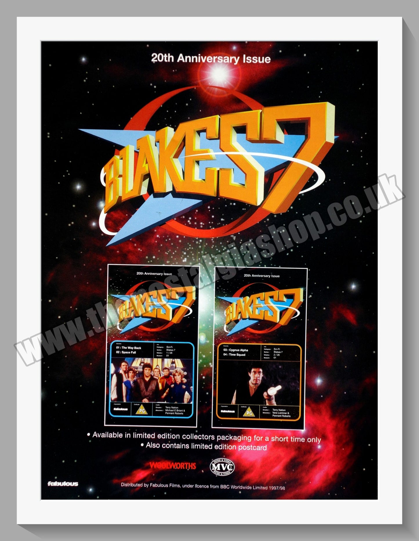 Blakes7. 1998 Original Advert (ref AD58740)
