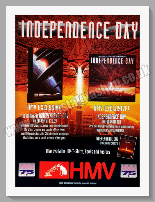 Independence Day. 1996 Original Advert (ref AD58746)
