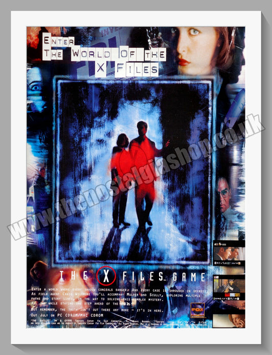 The X Files Game. 1998 Original Advert (ref AD58853)