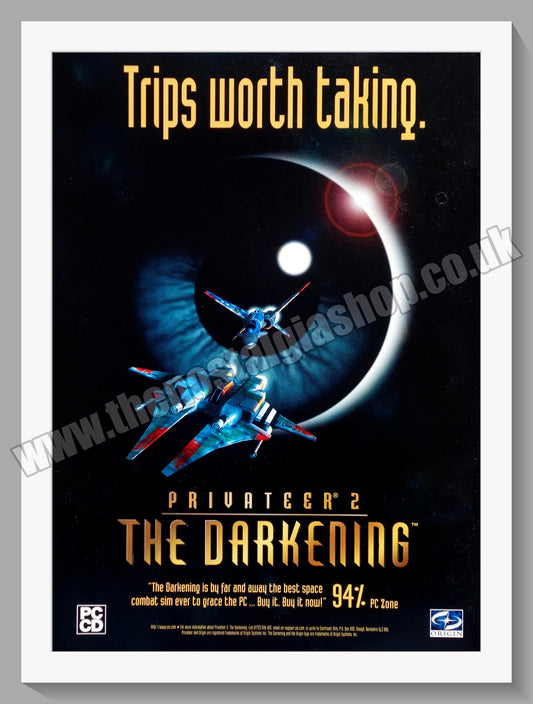 Privateer 2 The Darkening. 1997 Original Advert (ref AD58865)