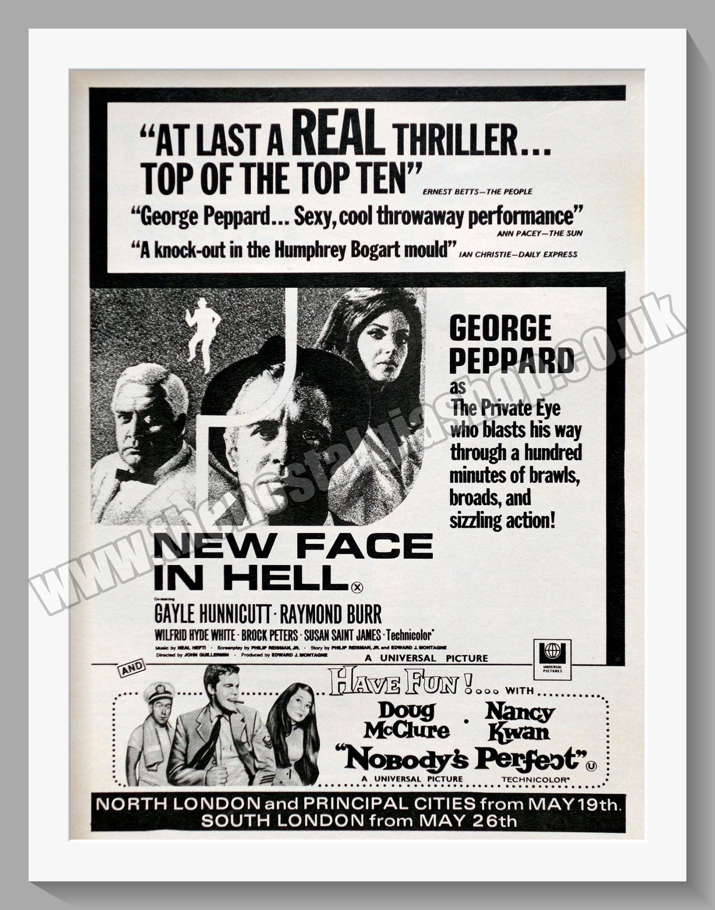 New Face In Hell. 1968 Original Advert (ref AD58873)