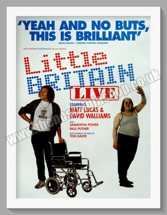 Little Britain Live. 2005 Original Advert (ref AD58885)