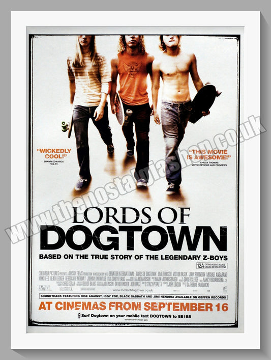 Lords Of Dog Town. 2005 Original Advert (ref AD58887)