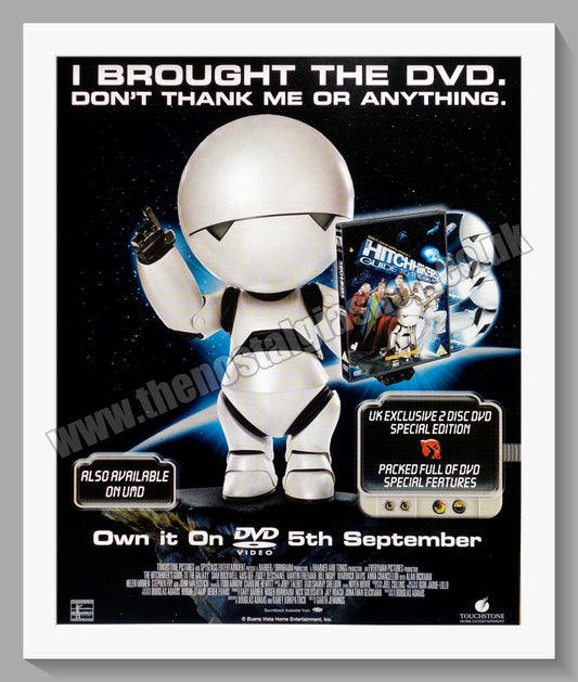 Hitch Hikers Guide To The Galaxy DVD. 2005 Original Advert (ref AD58888)